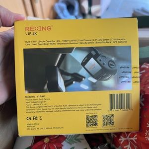 Rexing Dash Cam 1080P V1 P4K